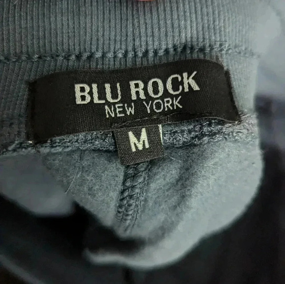 Blu Rock New York Men's Heavyweight Fleece Lined Joggers/Sweats Medium (NWT) - Picture 7 of 13
